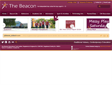 Tablet Screenshot of beaconschool.co.uk
